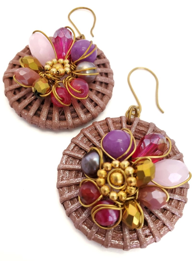 Bugambilia Earrings - Image 2