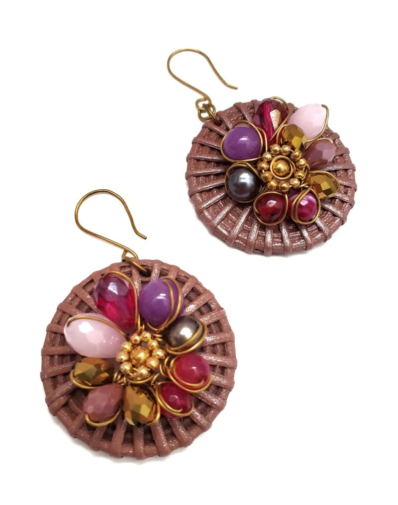 Bugambilia Earrings - Image 3