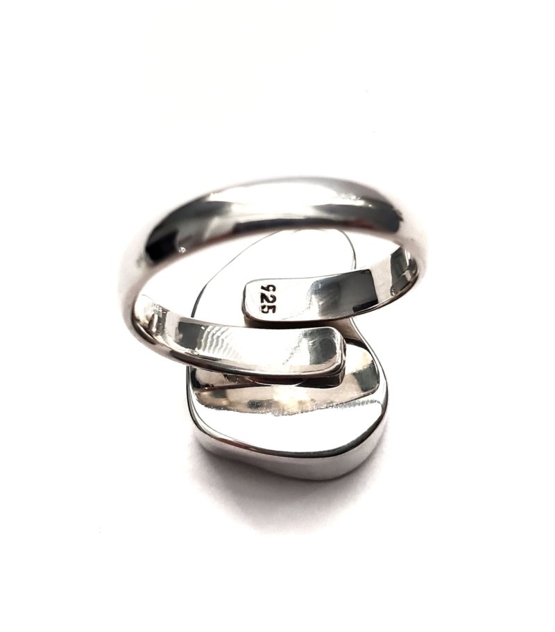 .925 Mexican Sterling Silver Ring - Image 6